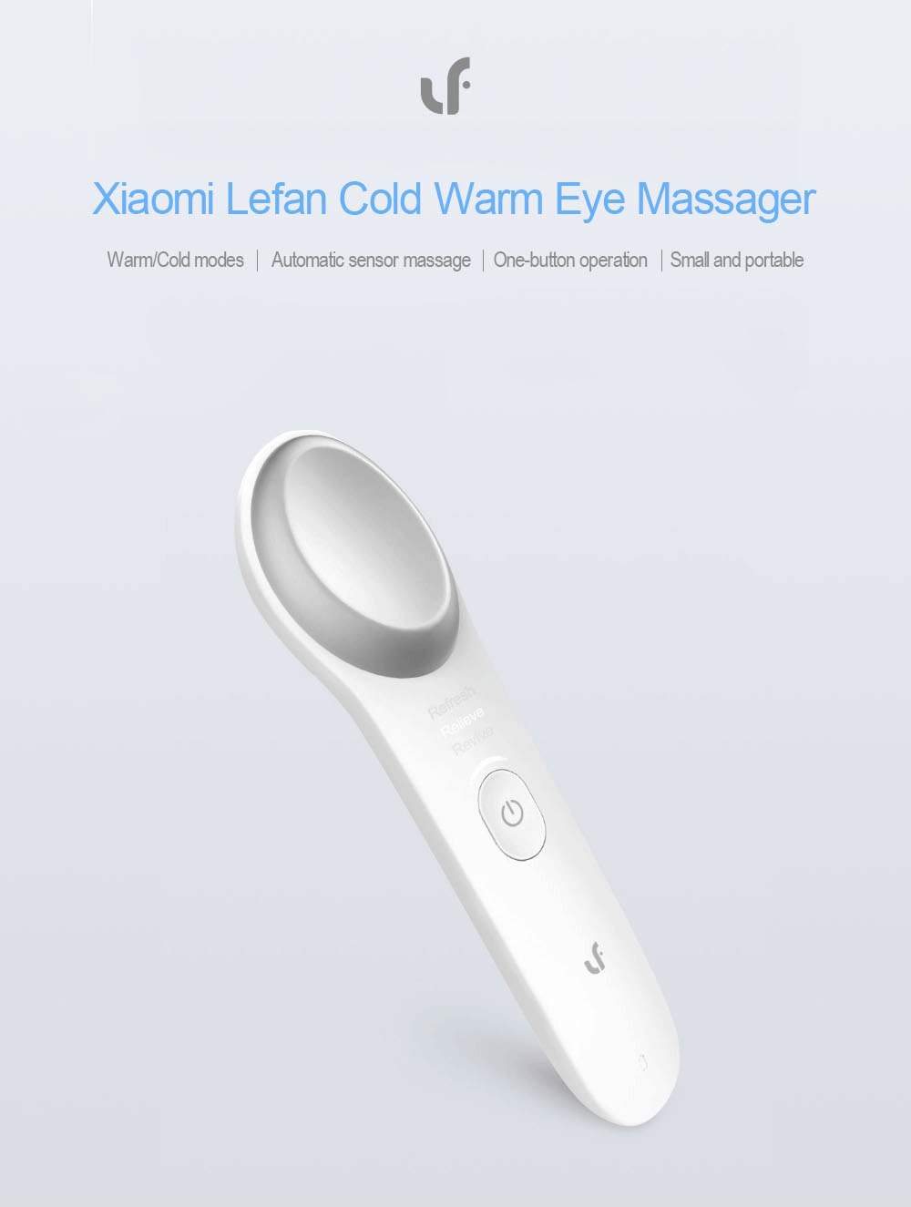 Xiaomi Lefan Cold Warm Eye Massager Built-in Semiconductor Refrigeration Tablet Automatic Sensor with USB Port Eye Massager -Green
