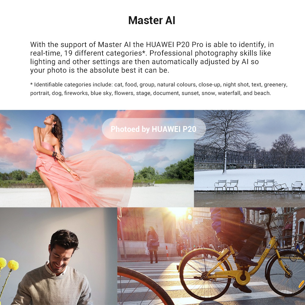 HUAWEI P20 Pro 6.1 Inch Smartphone FHD+ Screen Kirin 970 6GB 128GB 20.0MP+40.0MP+8.0MP Three Rear Cameras Android 8.1 - Jewelry Blue