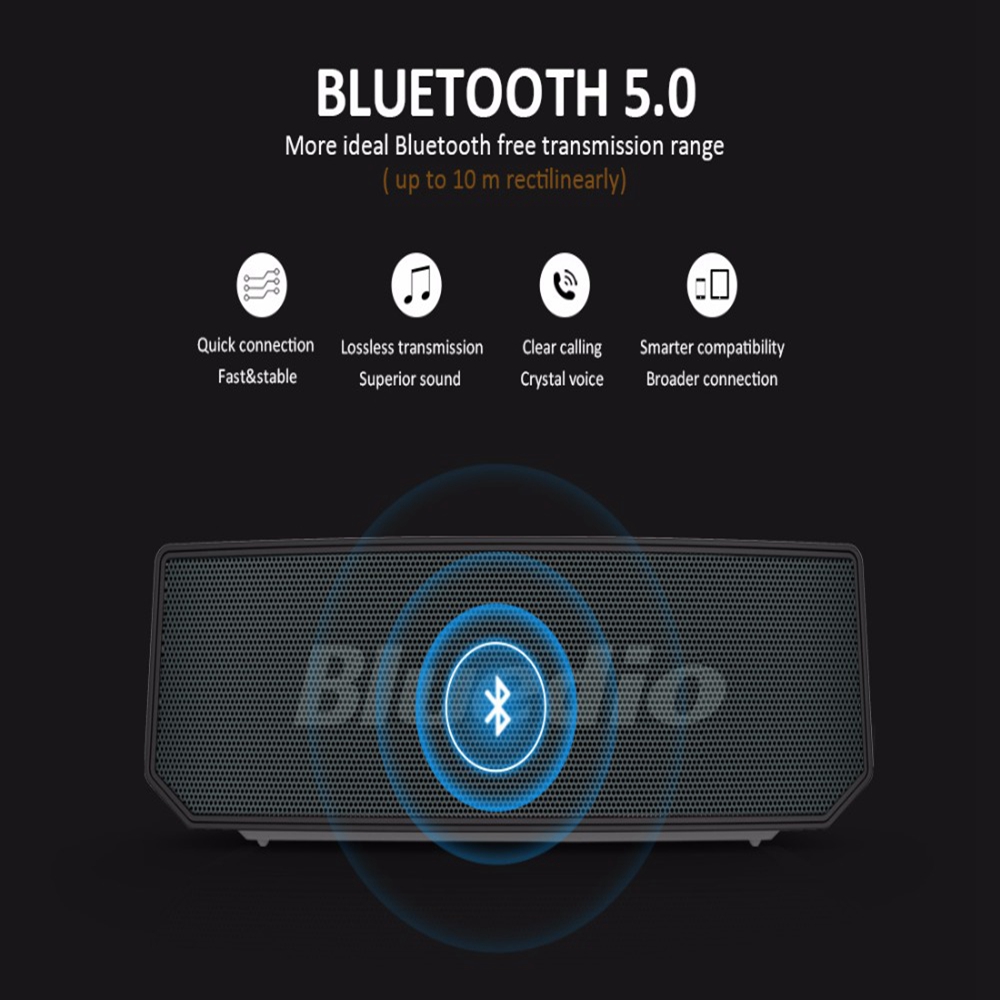 Bluedio BS-6 Mini Bluetooth Speaker with Microphone Smart Cloud Speaker