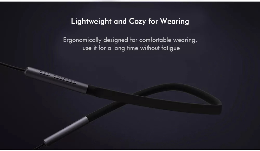 Xiaomi LYXQEJ01JY Bluetooth Necklace Earphones Headphones - Grey