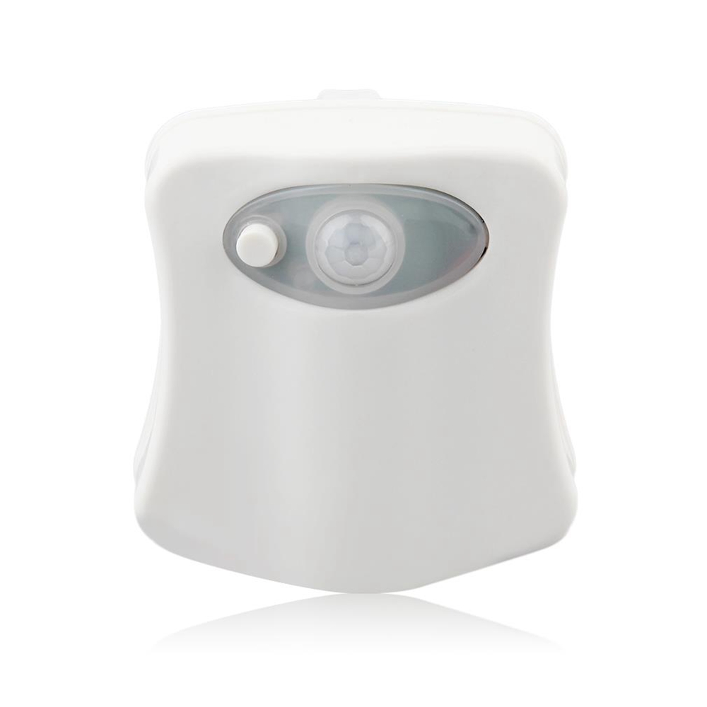 Toilet Nightlight With Auto Motion Activated Sensor Toilet Light Lamp - White