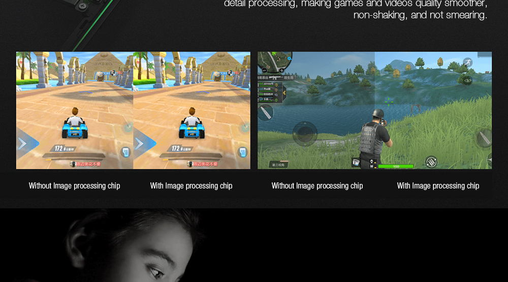 Xiaomi Black Shark Gaming Phone 5.99 Inch Smartphone Snapdragon 845 6GB 64GB Android 8.0 OS 4G LTE - Black