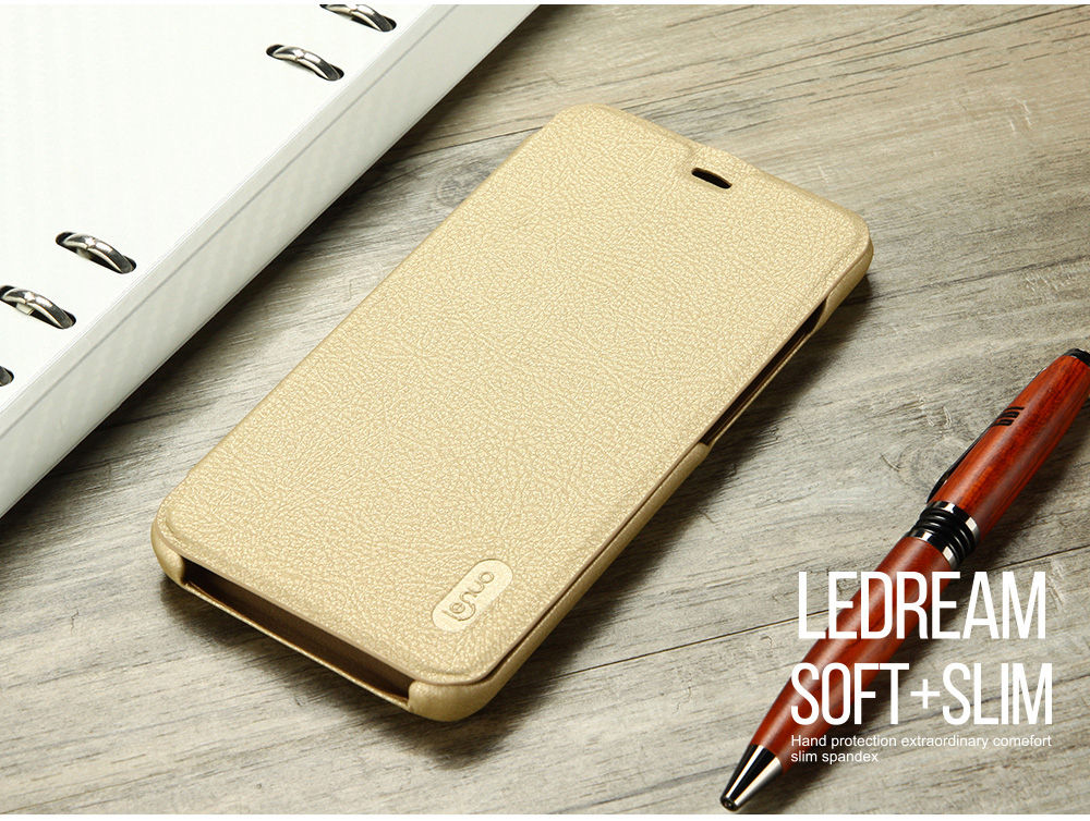 Xiaomi Redmi Note 4X Protective Case Lenuo Le Dream Series Superior Quality PC Phone Cover - Gold