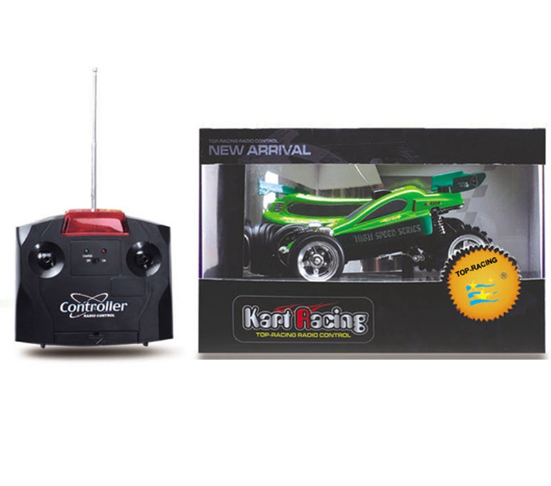 CREATE TOYS 2009 1:43 Four Channels Mini Racing RC Car with Lights RTR - Blue