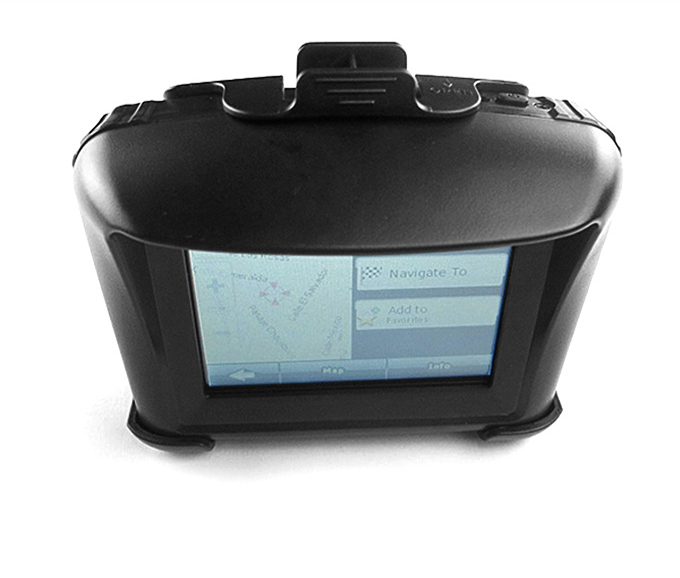 F350 3.5" CE6.0 Waterproof Motorcycle Car GPS Navigator 8G Bluetooth With America Map - Black
