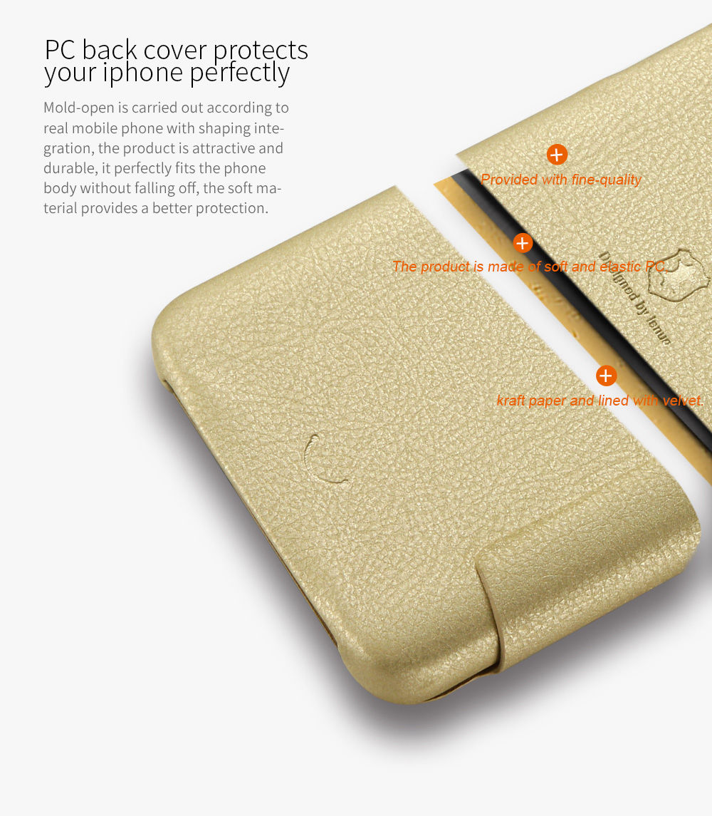 Xiaomi Redmi Note 4X Protective Case Lenuo Le Dream Series Superior Quality PC Phone Cover - Gold