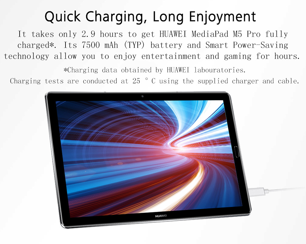 Huawei M5 Pro 4G FDD-LTE Phablet Hisilicon Kirin 960 Octa Core 10.8" IPS 2K Screen 2560*1600 Android 8.0 SIM Card 4GB RAM 64GB ROM - Gold