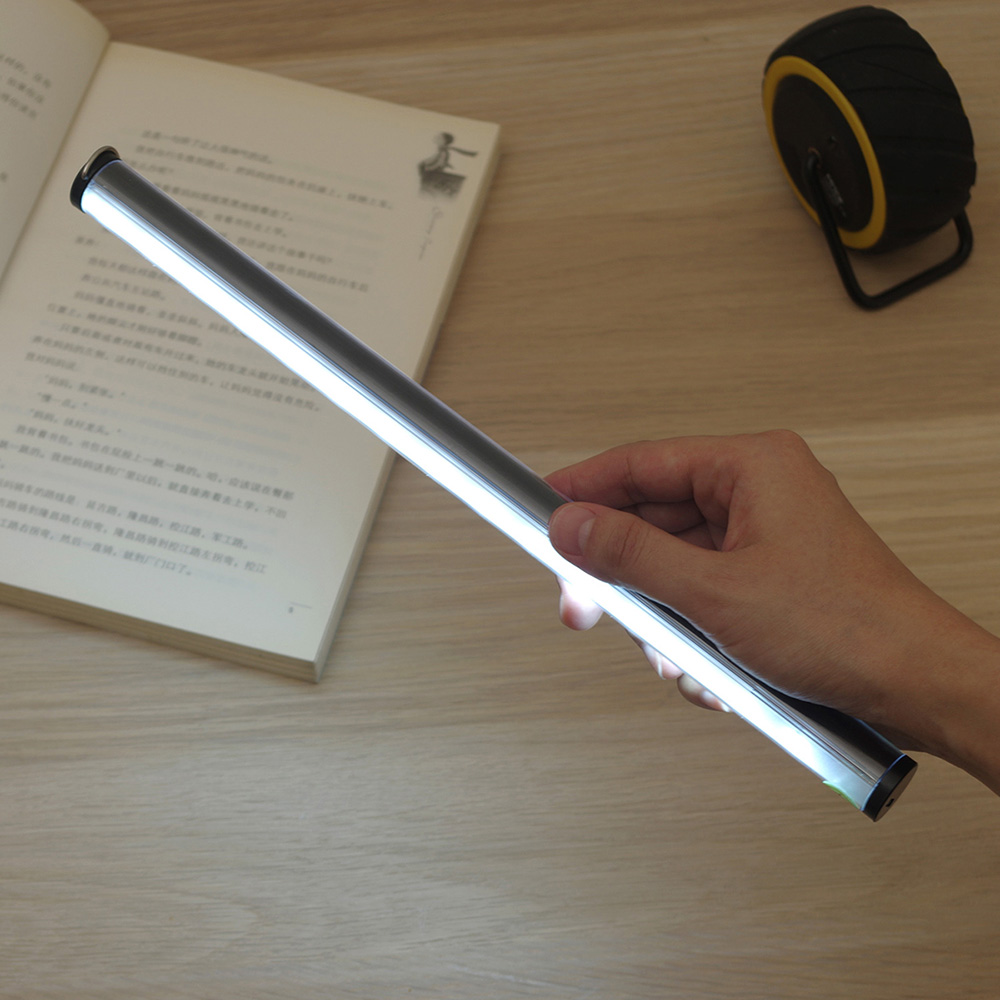 15LED Rigid Strip Hard Bar Light USB 30CM 5V Tube Touch Switch LED Strip Lamp -White