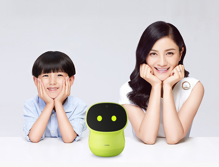 Original Pudding BeanQ Smart Robot Mobile Version Learning English Video Call Early Education Machine - Green