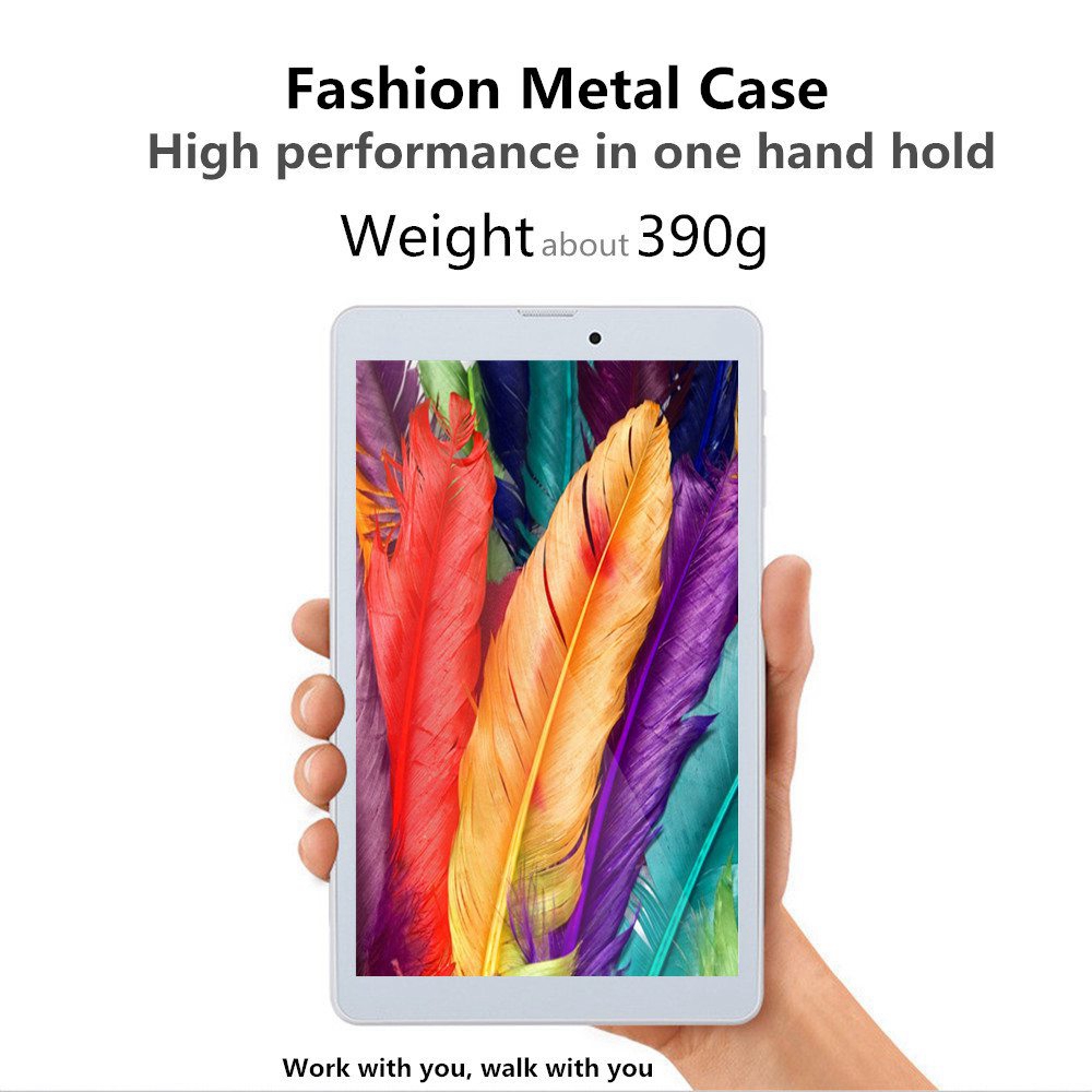Binai G808 Pro 4G Phablet MTK6753 Octa Core 8" IPS Screen 1920*1200 Android 7.0 3GB DDR3 32GB eMMC - Gold
