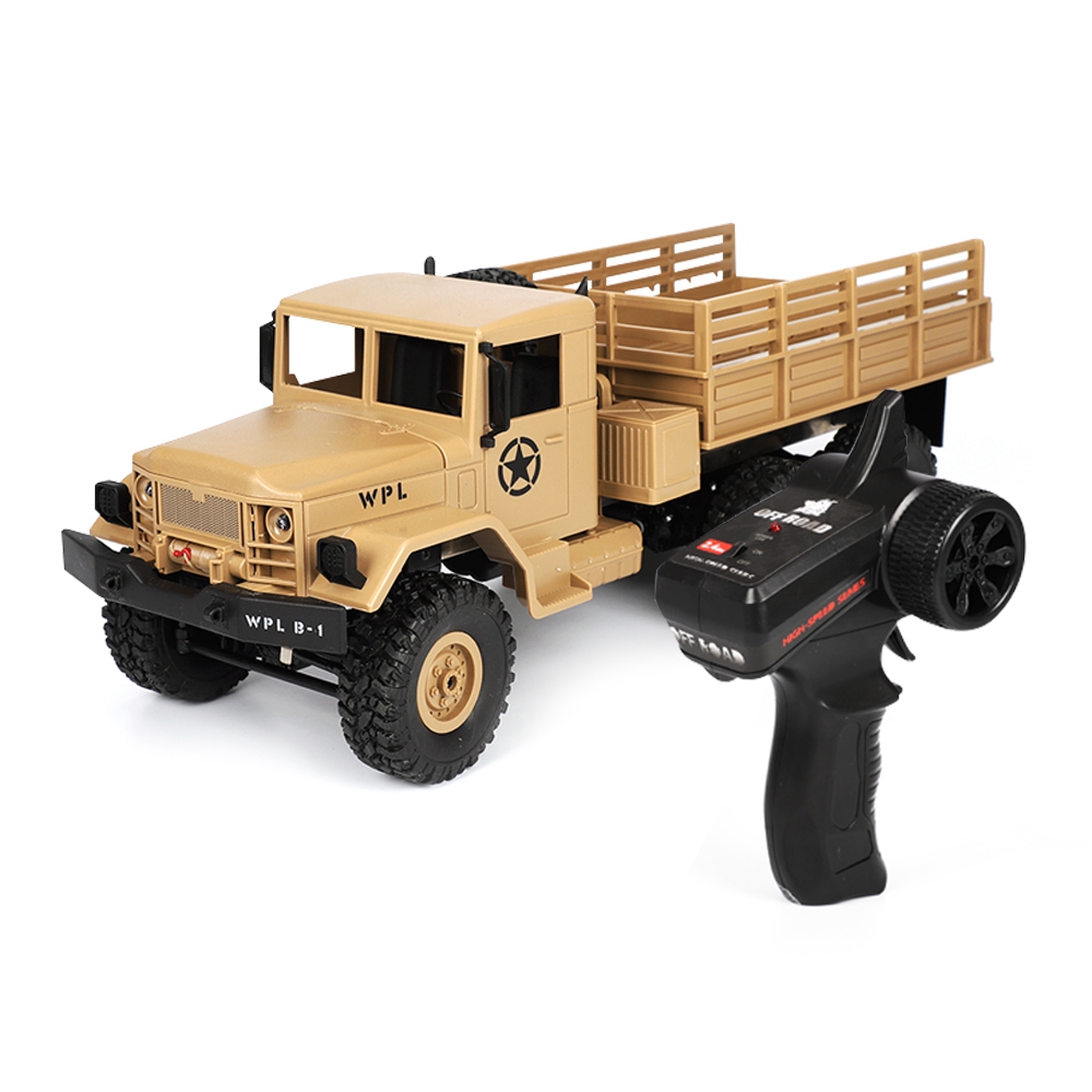 WPL B-16 Off-road RC Car RTR 2.4G 1:16 6WD Brushed Climbing - Khaki