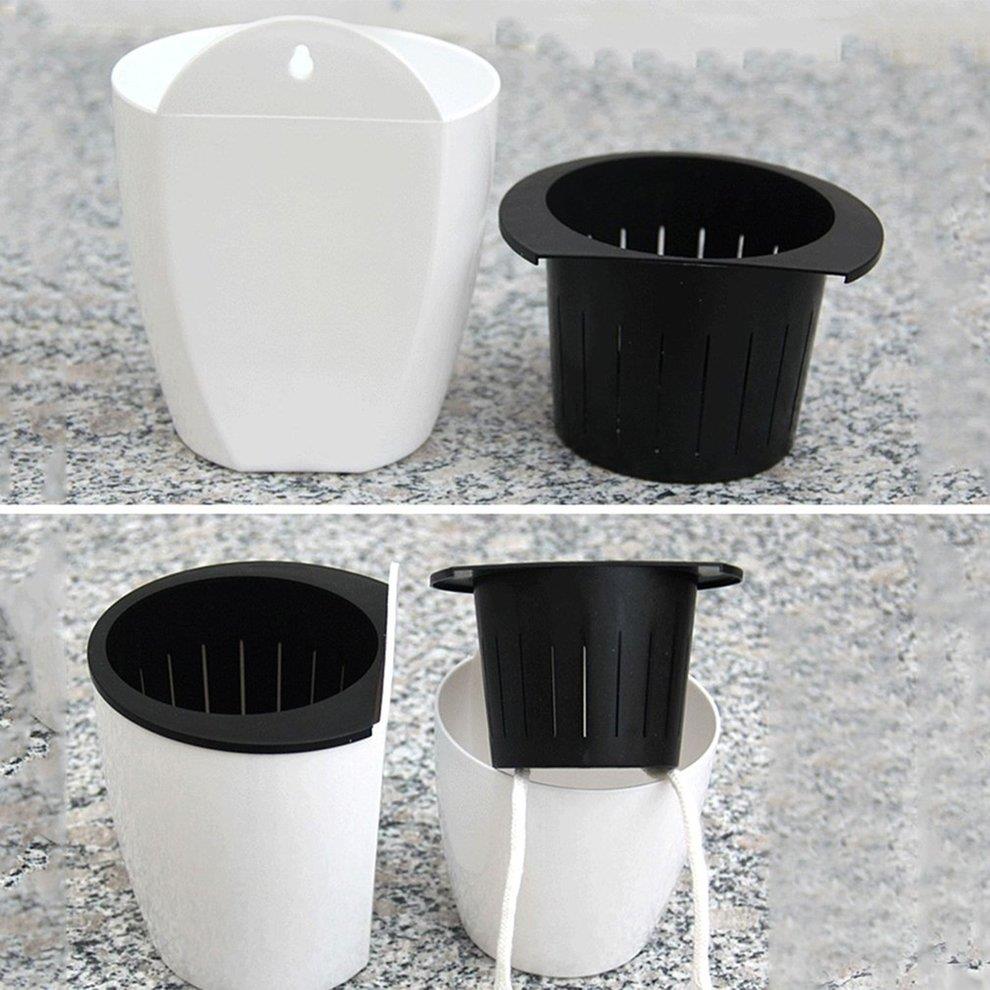 Wall Hanging Flower Pot Round Hydroponics Chlorophytum Potted Flower Pots 190#