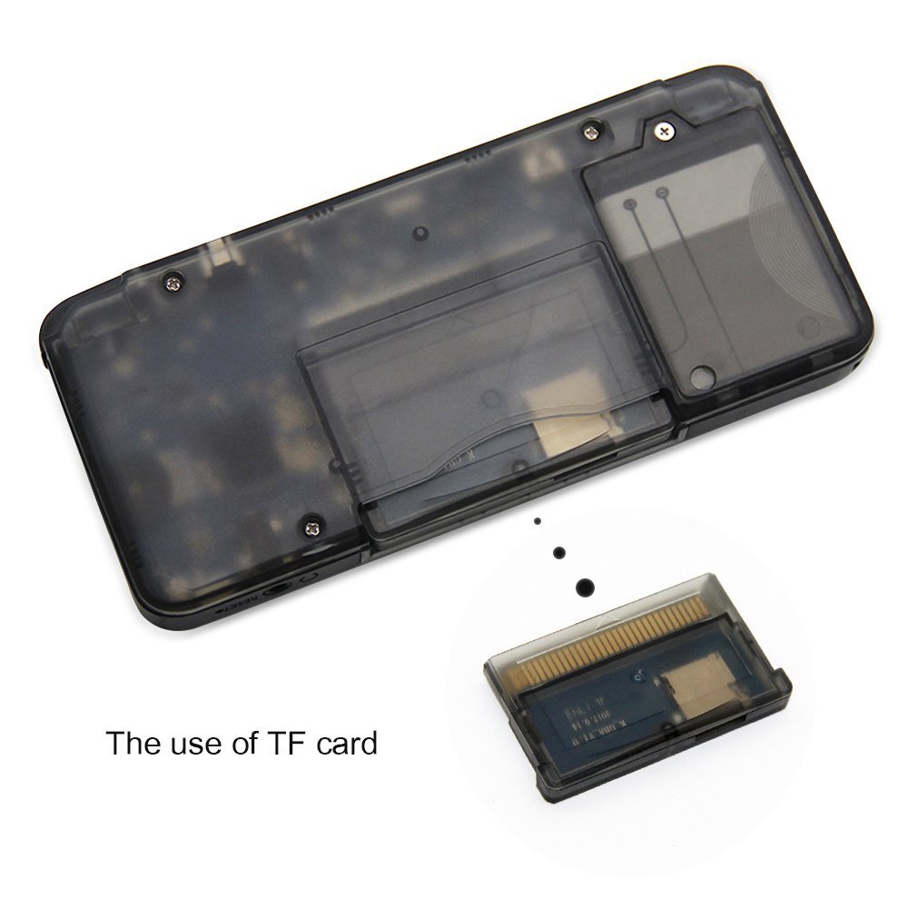 Coolbaby RS-97 Retro Handheld Game Console Built-in Simulator and Thousands Games Support FC GBA MD - Transparent Black