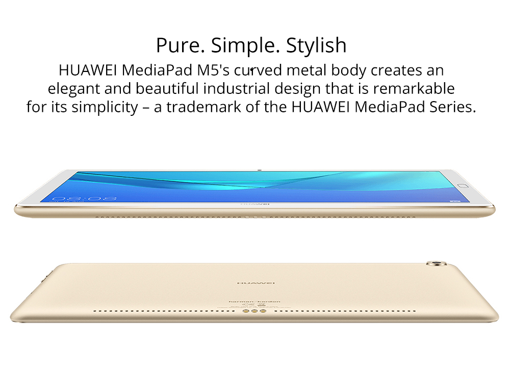 Huawei M5 WiFi Tablet PC Hisilicon Kirin 960s Octa Core 10.8" IPS 2K Screen 2560*1600 Android 8.0 4GB RAM 64GB ROM - Gold