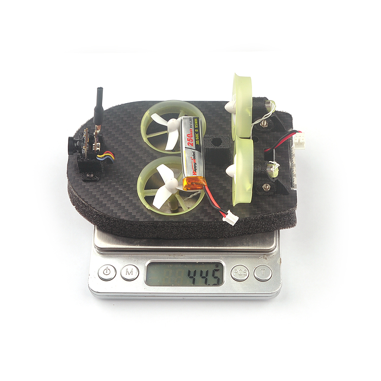 Tiny Whoover TW65 Racing Hovercraft Drift Car with F3 FC OSD Frsky Receiver - Standard Version