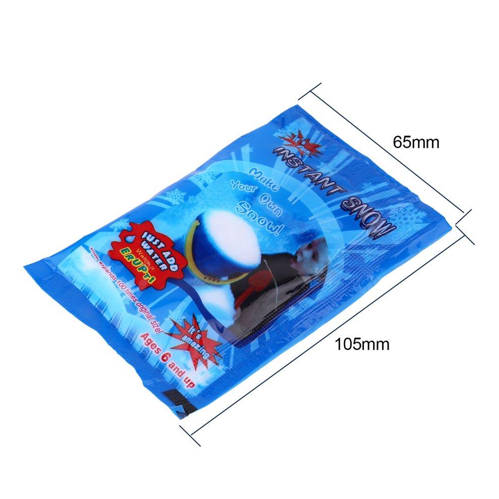 Fashion Christmas 10Pcs Fake Magic Instant Artificial Snow Scene Play Frozen