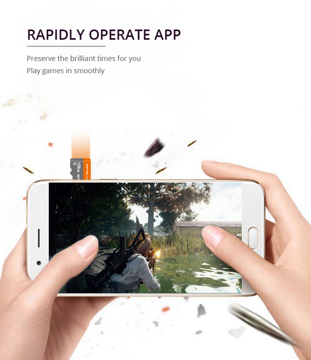 ESTRELLA Class10 SDHC Micro SD External Memory Card TF Card Rooster Year Edition for Phones Tablets - 128GB