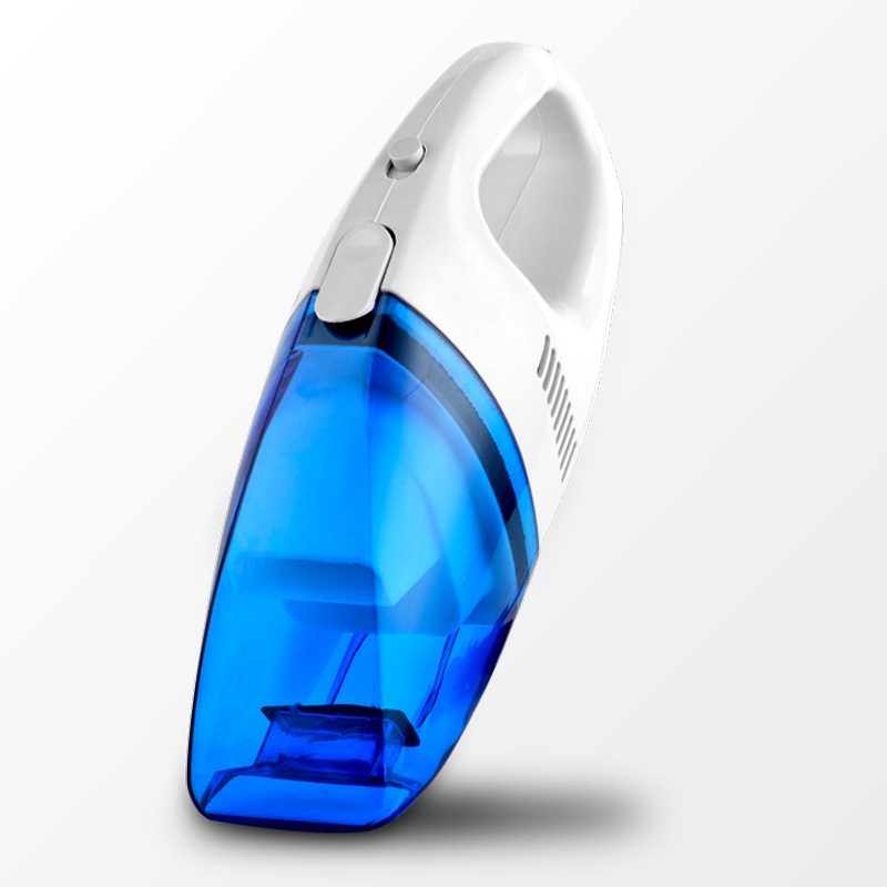 Car Vacuum Cleaner 60W Dual-use Portable Handheld Lightweight Auto Cleaner - Blue