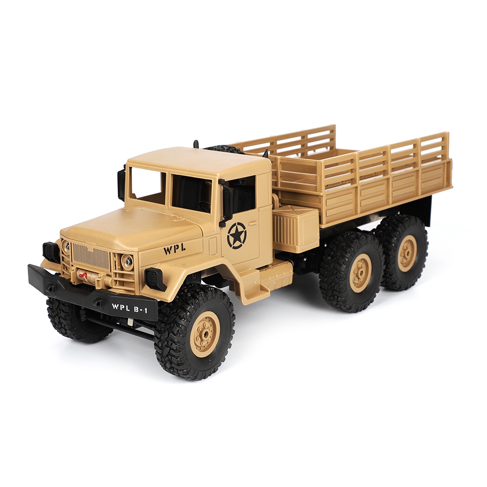 WPL B-16 Off-road RC Car RTR 2.4G 1:16 6WD Brushed Climbing - Khaki
