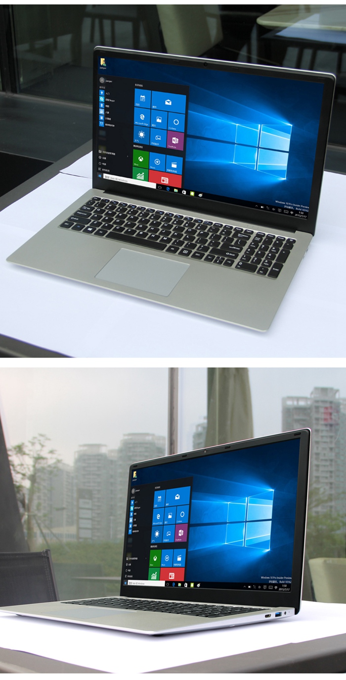 YEPO 737A6 Laptop Intel Apollo Lake N3450 Quad Core 15.6 inch IPS Screen 1920*1080 Windows 10 6GB DDR3 64GB eMMC - Silver