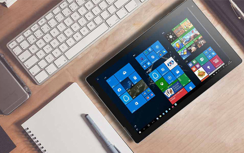 Jumper EZpad 7 Tablet Intel Cherry Trail X5 Z8350 Quad Core (Black+Gray) + Original Magnetic Docking Keyboard Case (Black)