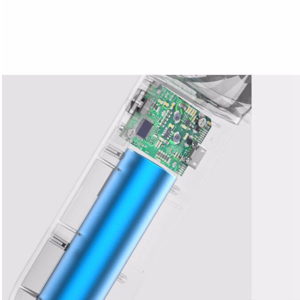 Xiaomi VH Portable Handheld Fan Seven Fan Blade 3 Grear USB Rechargeable Fan -Blue