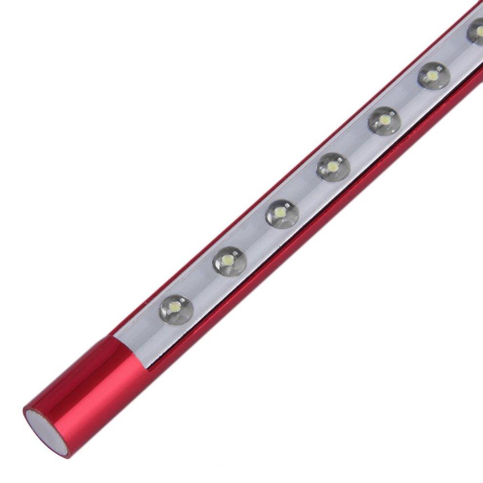 Mini Desk Reading USB LED Light Flexible for Notebook Laptop Portable New - Red