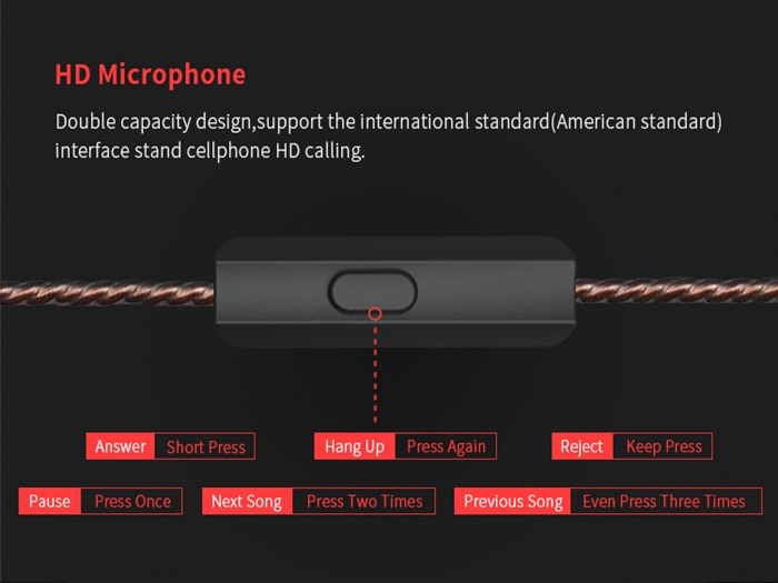 KZ ES4 HiFi Balanced Armature Dynamic Driver Hybrid Earphone Noise Cancelling Heavy Bass Headphone - Cyan