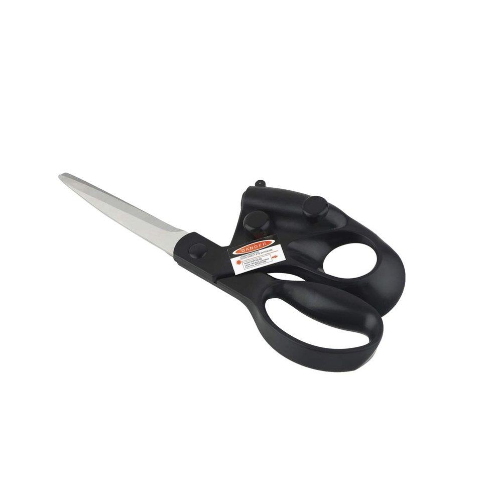 Laser Guided Fabric Scissors Trimmer Sewing Cut Straight Fast Paper Craft