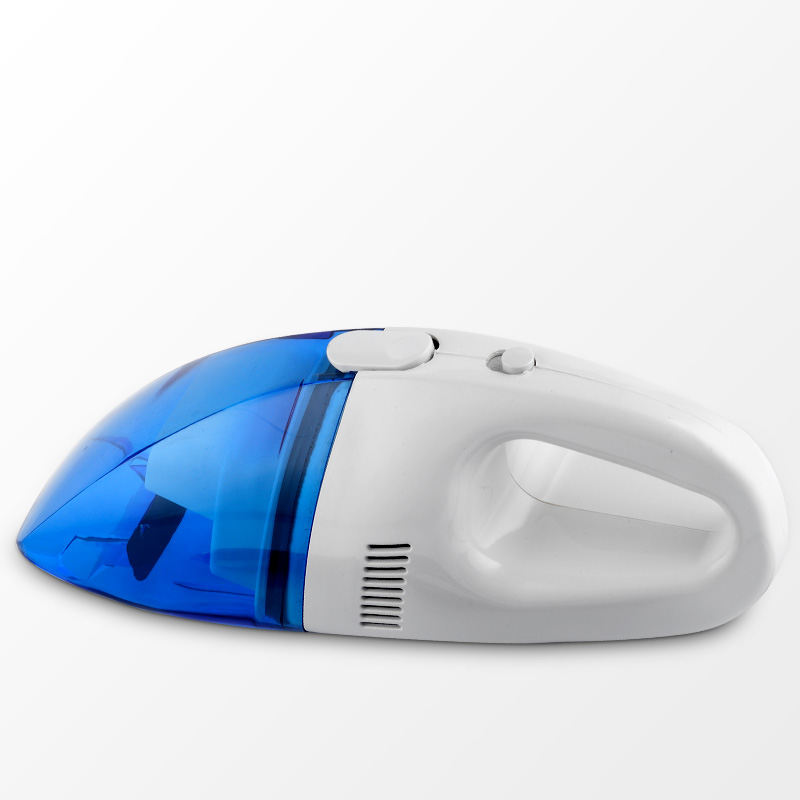 Car Vacuum Cleaner 60W Dual-use Portable Handheld Lightweight Auto Cleaner - Blue