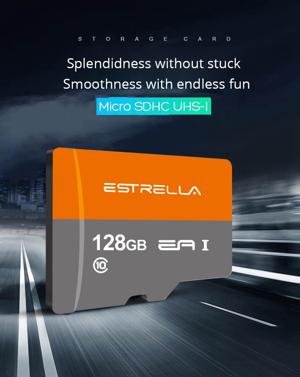 ESTRELLA Class10 SDHC Micro SD External Memory Card TF Card Rooster Year Edition for Phones Tablets - 64GB
