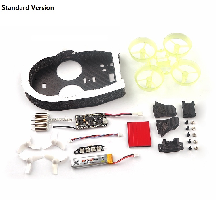 Tiny Whoover TW65 5.8G FPV Racing Hovercraft Drift Car with F3 FC OSD Frsky Receiver - Advanced Version