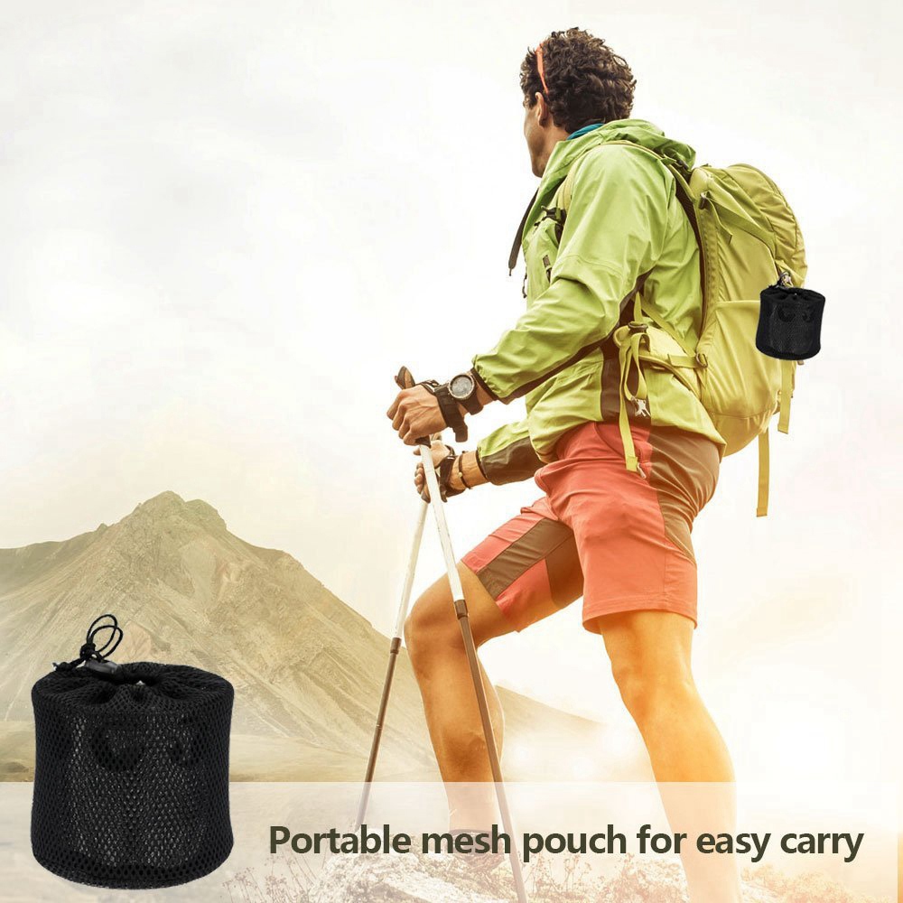 Camping Stove Wood Burning Collapsible Lightweight Survival Backpacking Camping Hiking Climbing - Metal Color