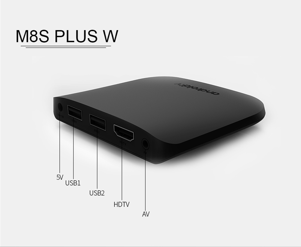 M8S PLUS W Amlogic S905W Android 7.1 KODI 17.4 1GB/8GB Support MAG25X Stalker 4K TV BOX 2.4G WIFI