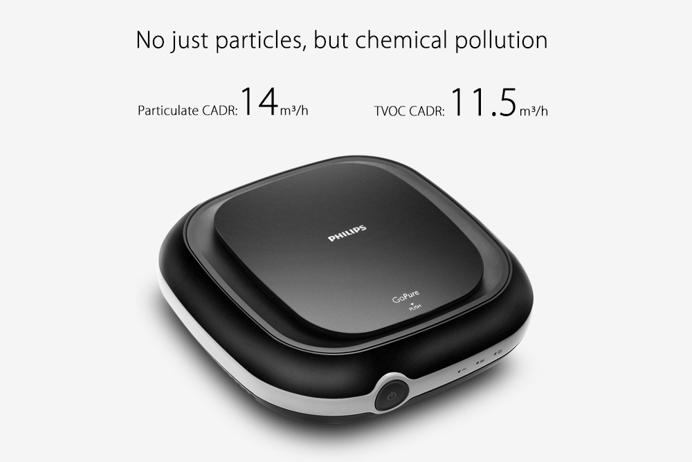 Philips CP100 AIRMAX Car Air Purifier With Indicator Light - Black
