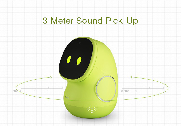 Original Pudding BeanQ Smart Robot Mobile Version Learning English Video Call Early Education Machine - Green