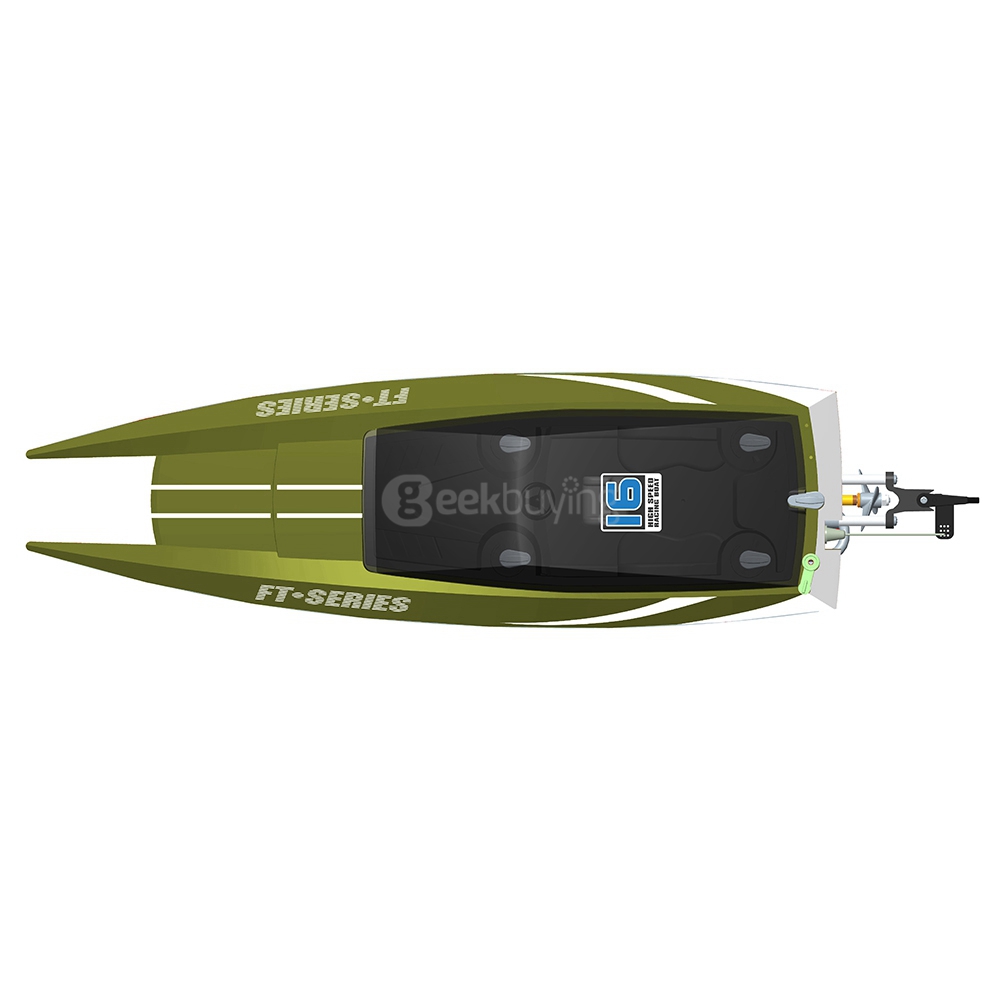 FEILUN FT016 RC Boat 2.4G 4CH High Speed Built-in Water Cooling System - Green