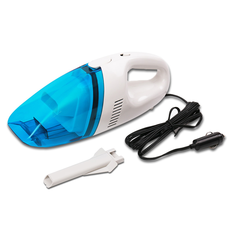 Car Vacuum Cleaner 60W Dual-use Portable Handheld Lightweight Auto Cleaner - Blue
