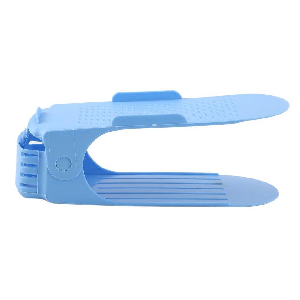 Shoe Racks Modern Double Cleaning Storage Shoes Rack Shoes Organizer Stand - Blue