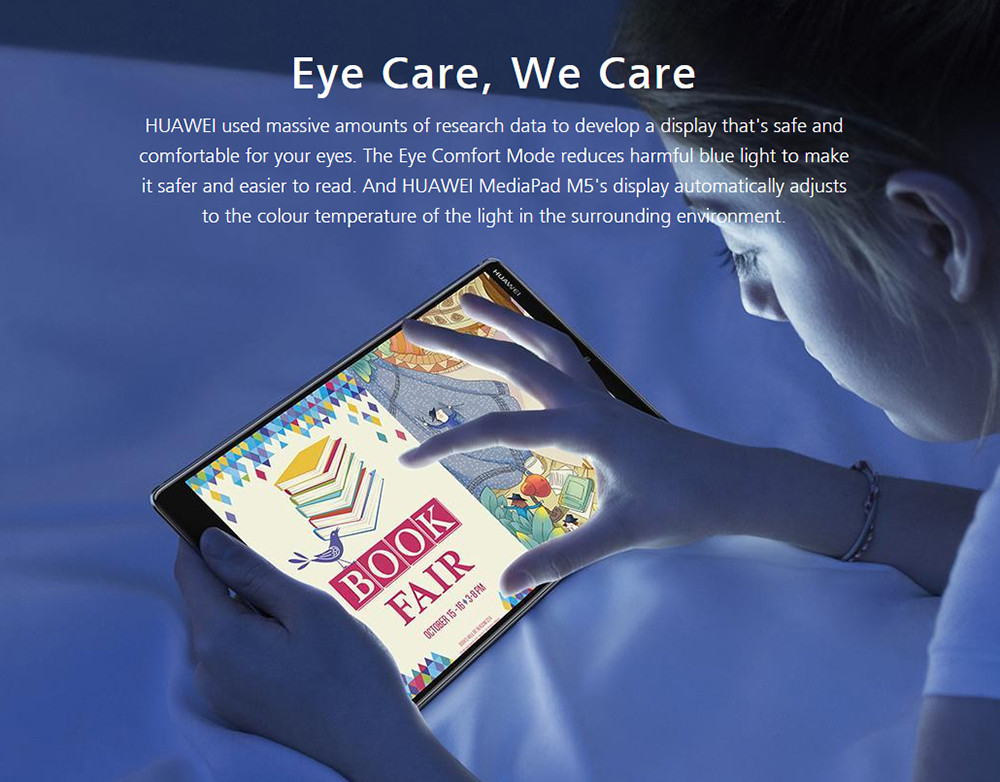 Huawei M5 Wifi Tablet PC Hisilicon Kirin 960 Octa Core 8.4" IPS 2K Screen 2560*1600 Android 8.0 4GB RAM 64GB ROM - Gold