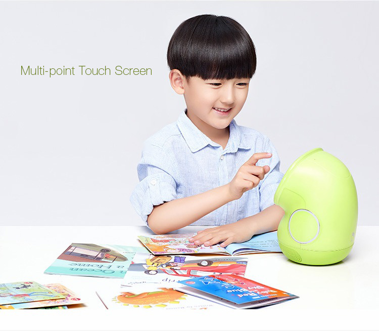 Original Pudding BeanQ Smart Robot Mobile Version Learning English Video Call Early Education Machine - Green