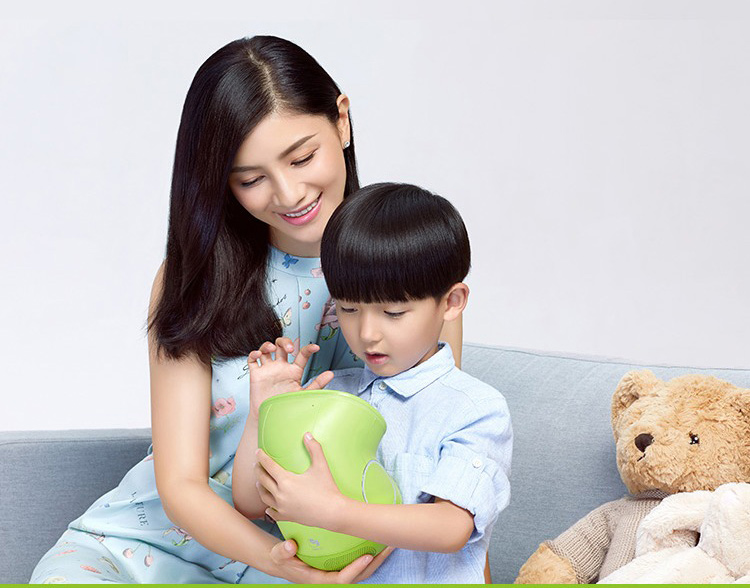 Original Pudding BeanQ Smart Robot Mobile Version Learning English Video Call Early Education Machine - Green