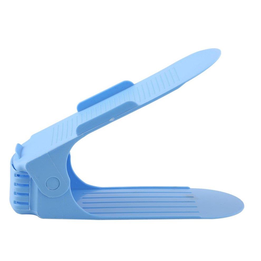 Shoe Racks Modern Double Cleaning Storage Shoes Rack Shoes Organizer Stand - Blue