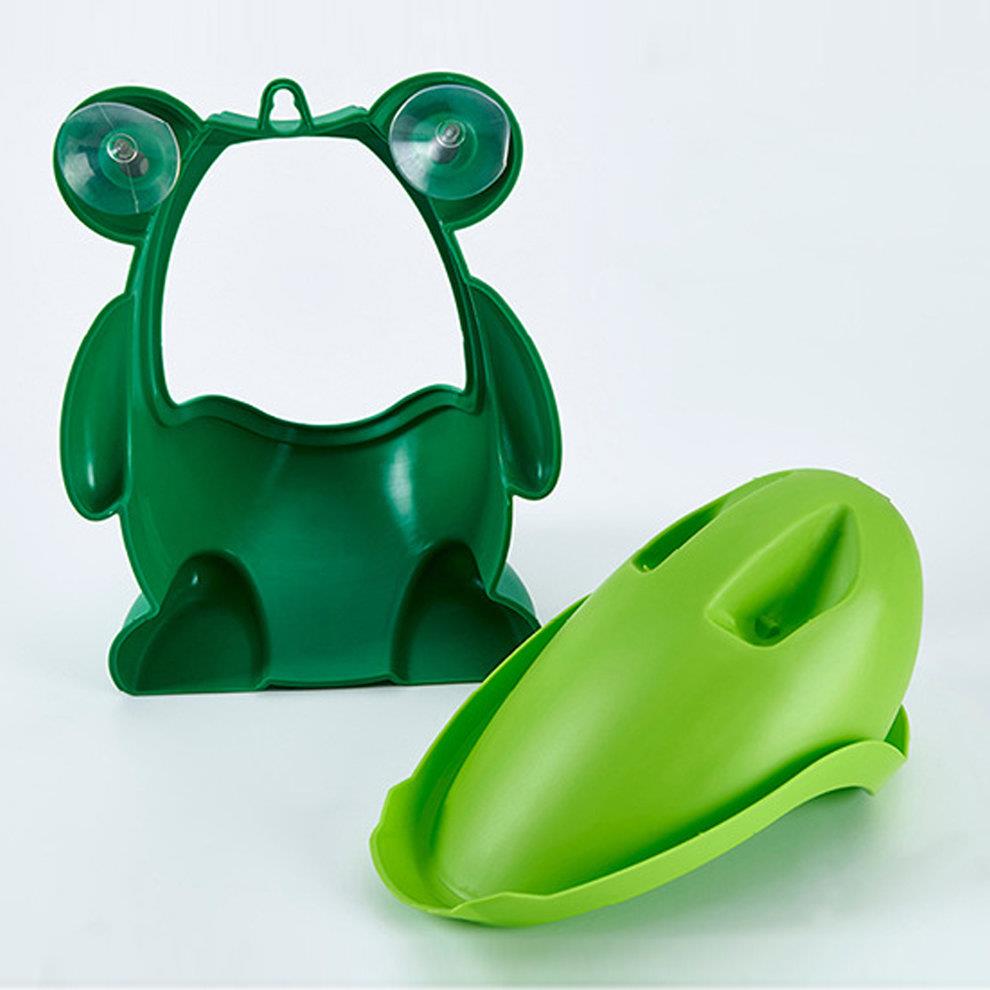 Frog Boy Kids Boy Urinal Baby Toilet Training Children Potty Pee Urine Home Bathroom - Green