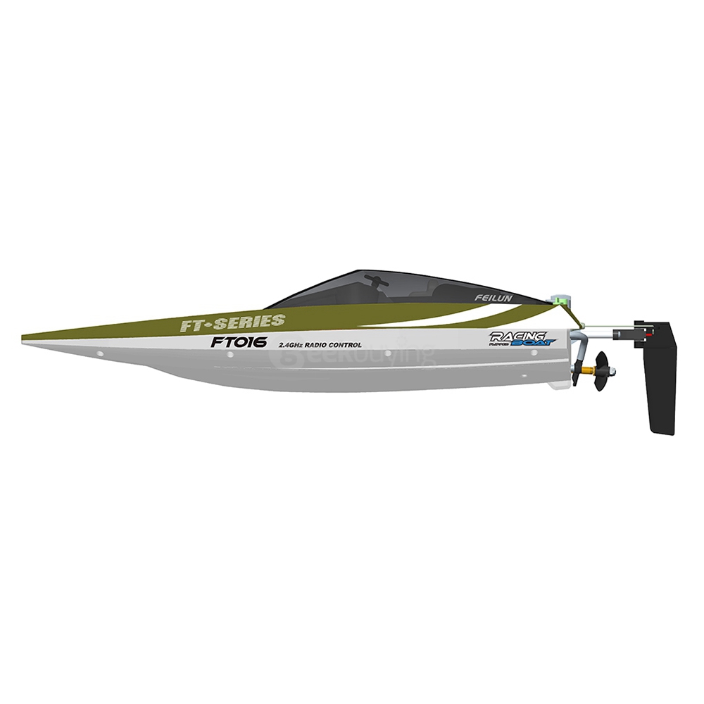 FEILUN FT016 RC Boat 2.4G 4CH High Speed Built-in Water Cooling System - Green