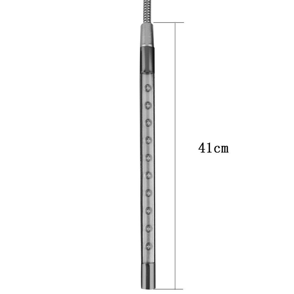 Mini Desk Reading USB LED Light Flexible for Notebook Laptop Portable New - Red