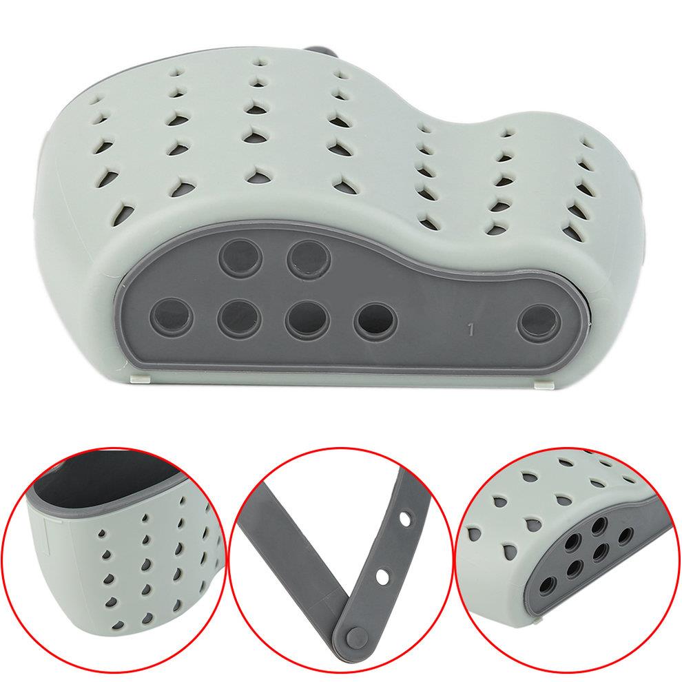 Adjustable Kitchen Hanging Drain Basket Sink Shelf Soap Sponge Bathroom Rack