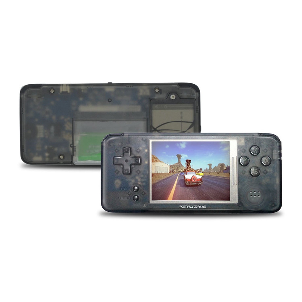 Coolbaby RS-97 Retro Handheld Game Console Built-in Simulator and Thousands Games Support FC GBA MD - Transparent Black