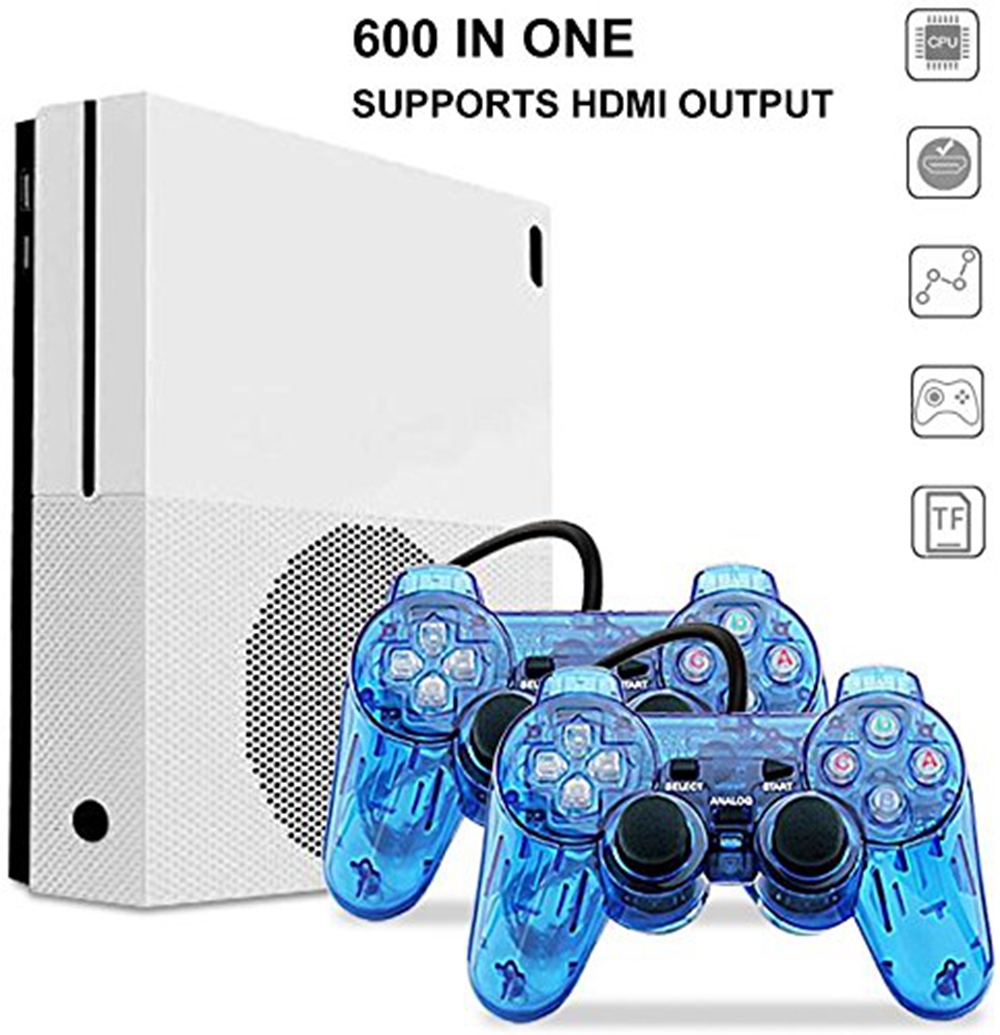 Coolbaby RS-89 Family Game Console 600 Classic Games Support CP1 CP2 NeoGeo GBA SFC - White