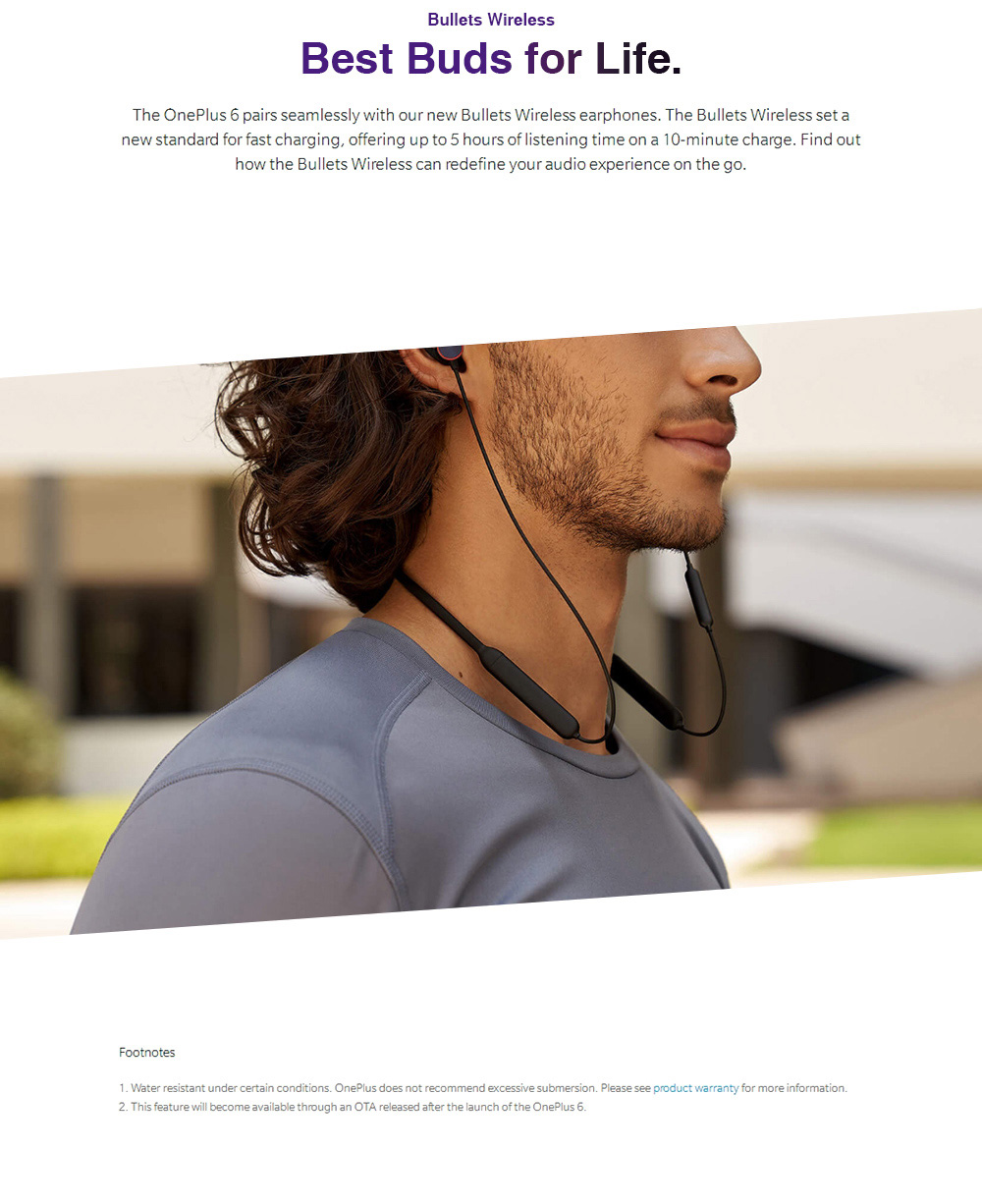 Oneplus 6 6.28 Inch Full Screen 4G Smartphone Snapdragon 845 Soc 6GB 64GB 20.0MP+16.0MP Dual Rear Cameras Android 8.1 NFC Dash Charge Type-C - Mirror Black